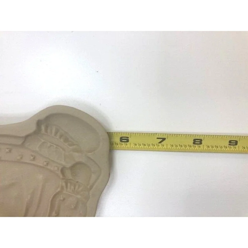 Vtg 1985 Raggedy Ann Brown Bag Cookie Mold Art Hill Design Brown Clay Décor‎ 7in